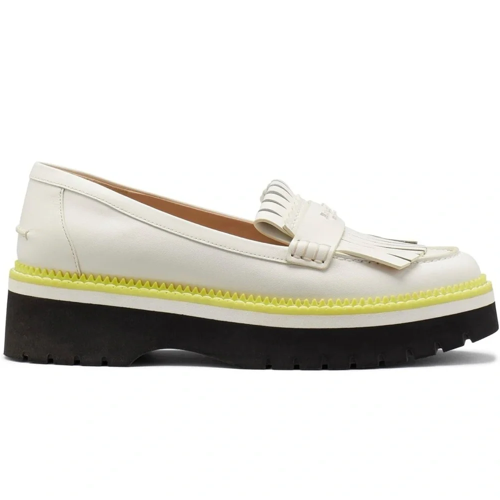 Kate Spade Women's Cream and Yellow Loafers